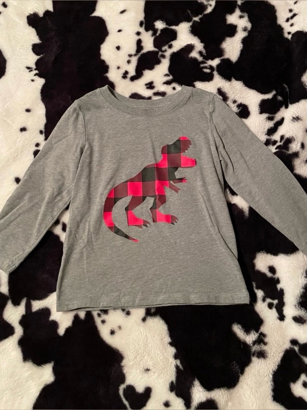 Cat and Jack Long Sleeved Dinosaur Toddler Shirt Size 3T